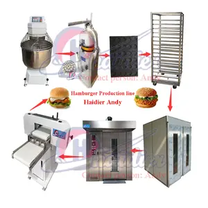 Hamburger Production Line CE Industrial Automatic Beef Hamburger Patty Machine For Sales