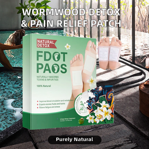 Patch Détoxifiant pour le Corps à l'Armoise Patch Chinois pour les Pieds pour la Fatigue du Talon Soulagement du Stress Aide au Sommeil Détoxification - Product Image 3