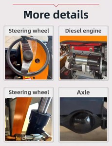 Ember giling roda Diesel <span class=keywords><strong>Mini</strong></span> 0,15 m dengan komponen inti mesin 4WD untuk konstruksi pertanian dan pertambangan - Product Image 5