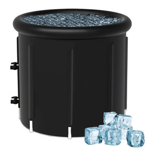 Vanace 80*75cm 300L 75Gal 8 pôles PVC gonflable plongeant froid 1/2 0.5HP refroidisseur avec baignoire glacée pour athlètes récupération sportive - Product Image 2