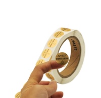 Harga Pabrik Label Roll Printer Thermal Anti Gores Tahan Air Tahan Minyak 40x30mm Kertas Stiker Barcode Kurir untuk Mie
