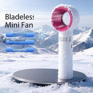 Ventilador de Mano Personalizado con Logotipo, Mini Ventilador Portátil sin Aspas para Exteriores, Ventilador Eléctrico USB para Escritorio, Refrigeración Interior y Exterior - Product Image 3