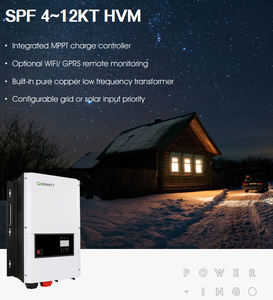 Sistema Solar de Baja Frecuencia 230vac Growatt Spf 12kt Hvm 48v Dual Mppt 12kw 12000w Solar Off Grid - Product Image 2