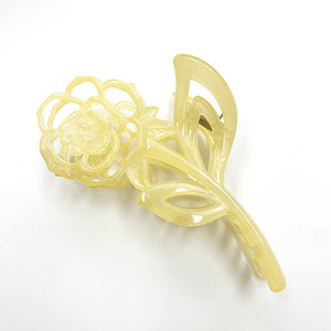 Pinza de Pelo Grande de Acrílico con Forma de Flor, Pinza de Pelo Tipo Tiburón para Cola de Caballo, Accesorios para Mujer - Product Image 6