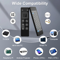 T9 proAir Mouse 4-en-1 télécommande vocale 2.4g sans fil pour Nvidia Shield/Android Tv Box/PC/projecteur/HTPC/tout-en-un P