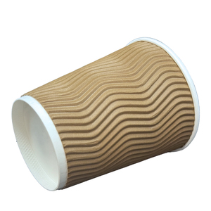 Gobelets en papier ondulé de qualité alimentaire, étanches, résistants aux hautes températures, pour la <span class=keywords><strong>restauration</strong></span> commerciale - Product Image 3