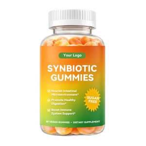 Gummies Synbiotiques OEM 5 Milliards de CFU avec Inuline, Souches Probiotiques et Prébiotiques, Sans OGM, Véganes, Vente en Gros, Fournisseur B2B, Usine - Product Image 1