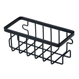 Support de rangement moderne pour éponges de cuisine avec égouttoir, en acier inoxydable, design boule, double niveau, panier suspendu pour serviettes - Product Image 5