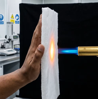 Feutre thermique flexible en aérogel de silice 650C, épaisseur personnalisable 3mm/6mm/10mm, couverture isolante moderne pour murs et tuyaux