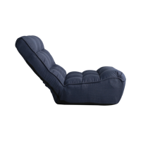 Fauteuil de sol inclinable portable et mobile à profil bas, ergonomique et rembourré, idéal pour la chambre, le balcon et les espaces restreints