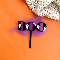 Set de Adornos de Acrílico Impresos a Color para Pastel de Halloween, Decoración Festiva para Fiestas, Casa Embrujada, Cumpleaños, Pastelería y Cupcakes