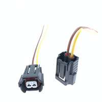Connecteur de voiture étanche 2 voies pour faisceau de câblage d'injecteur de carburant 6195-0043