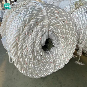 Corde marine en nylon personnalisée <span class=keywords><strong>8</strong></span>/12 brins 40mm-120mm 200m Corde d'amarrage en nylon résistante aux UV Corde de remorquage pour navires en <span class=keywords><strong>polyamide</strong></span> 50T - Product Image 6