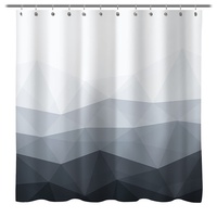 <strong>Best</strong>-<strong>Selling</strong> Gradient Geometric Wave Pattern Digital Print Modern Simple Style Shower <strong>Curtain</strong> <strong>Bathroom</strong> <strong>Curtain</strong>