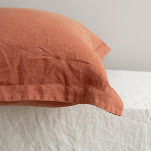 Custom Logo Design <strong>65x65</strong> Square Pure Linen Vintage <strong>Pillow</strong> Cover Plain Blank Decorative Cushion Cover With Zipper - Product Image 5