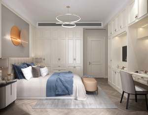 Armoire en bois massif classique, armoire de luxe, meubles de chambre à coucher, meubles de maison, armoire de chambre à coucher, placard - Product Image 3