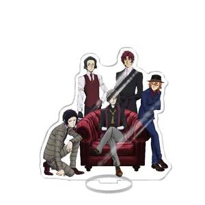 45 Estilos de Figuras de <span class=keywords><strong>Dazai</strong></span> Osamu y Nakahara Chuuya, Placa Acrílica de <span class=keywords><strong>Anime</strong></span>, Soporte de Escritorio, Modelo, Regalo, Adorno - Product Image 4