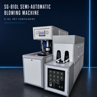 Machine de soufflage semi-automatique PET 10L 1 cavité de haute qualité pour la fabrication de seaux à eau, de bouteilles d'huile de cuisson et de conteneurs en plastique