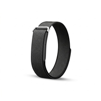 Bracelet intelligent en silicone sans écran, moniteur de fréquence cardiaque, d'oxygène sanguin et de température corporelle, étanche 3ATM, autonomie de 7 à 14 jours