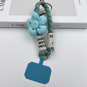Bracelet anti-perte multicolore avec cordon court de 30 cm, motif tournesol tressé à la main polyvalent pour le visage - Product Image 4