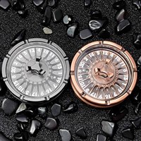 Mouche perle boussole aléatoire rotatif D20 Roulette dés Spinner bout des doigts Gyroscope métal mdn dés