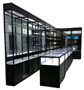 Tùy chỉnh có thể điều chỉnh gương được hỗ trợ tủ trưng bày đồ trang sức với đèn <span class=keywords><strong>LED</strong></span> chiếu sáng cho các cửa hàng đồ trang sức - Product Image 2