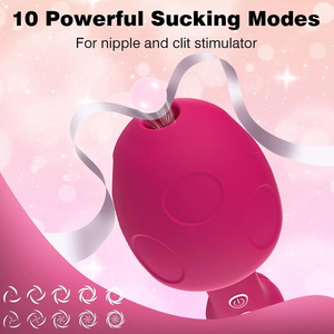 Consolador vibrador con calefacción USB para mujer, succionador de clítoris, masajeador de succión de clítoris, herramienta de placer Sexual para parejas - Product Image 5