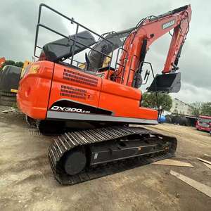 Doosan เครื่องขุดตีนตะขาบ DX225 DX300 DX300LCA สภาพการทำงานที่ดีถังดีเซลคัมมินส์3mÂ ³ ความจุ30ตันแบบดั้งเดิม - Product Image 3
