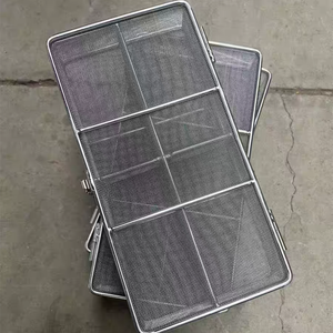 חוט נירוסטה סל כבל מגש תיל stackable רשת כלי נגינה תיל קולי רשת סל קולי - Product Image 6