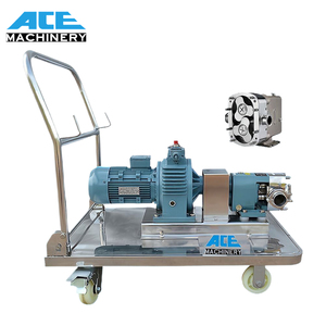 Pompe de transfert de miel Ace Pompe à lobes liquides de qualité alimentaire et sanitaire Pompe en acier inoxydable avec joint mécanique - Product Image 1