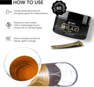 Resina de Shilajit de Marca Privada ODM/OEM, Suplemento Enzimático de Shilajit Puro del Himalaya con Ácido Fúlvico y Más de 85 Minerales Traza para Hombres y Mujeres - Product Image 4