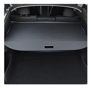 Cargo Cover Car Rear Trunk Cargo Cover Shutter Retractable Luggage Carrier Partition Shield for Tesla Model Y 2020 2023