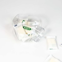 Contenants carrés en plastique PET de 300 ml sans BPA pour bouteilles avec couvercles et impression sérigraphique