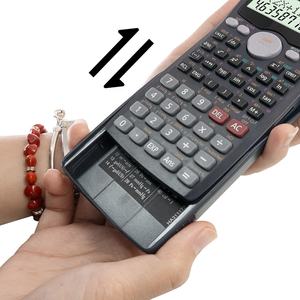 Calculatrice scientifique <span class=keywords><strong>de</strong></span> haute qualité FX-991MS, 401 fonctions, alimentée par piles, <span class=keywords><strong>en</strong></span> plastique ABS, écran 12 chiffres, fonction calendrier, bleue - Product Image 2