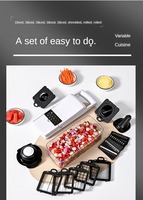 26-In-1 Multifunctioneel Keukengereedschap En Gadgets Pp Plastic Handheld Stalen Uiensnijder Groente-En Aardappelsnijder