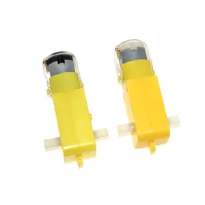 Intelligent 5v dc motor Car Gear yellow TT Motor per ruote per auto robot fai da te