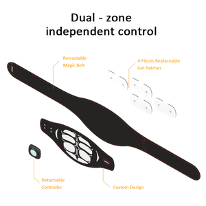 Mujer cintura entrenador Fitness cinturón de electroestimulación de estimulación muscular masaje cintura - Product Image 3