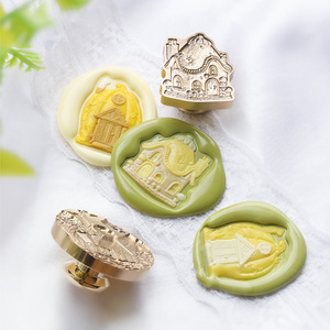 <span class=keywords><strong>Série</strong></span> Saint-Valentin de l'usine : Tampon à cire personnalisable en bois et métal pour invitations de mariage – Tête de sceau « Douce <span class=keywords><strong>Confession</strong></span> » - Product Image 3