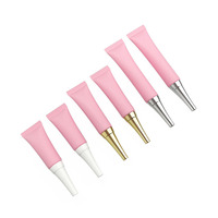 Tube rose de 10ml/15ml/20ml personnalisé en gros tube de brillant à lèvres de maquillage repulpant à haute teneur en pigments rouge à lèvres