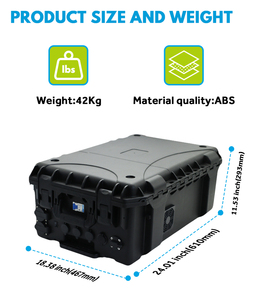 กล่องรถเข็นแบบพกพาสถานีพลังงาน25.6V 150ah แบตเตอรี่ลิเธียมไอออนแพคแบตเตอรี่ LiFPO4ฟอสเฟต - Product Image 4