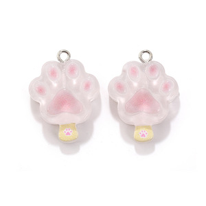 Pendentifs en résine pour artisanat, sucettes glacées, accessoires <span class=keywords><strong>DIY</strong></span> en résine, jouets alimentaires simulés, pendentifs collier <span class=keywords><strong>Cactus</strong></span> Fleur de pêcher - Product Image 3