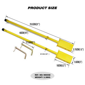 Soporte de montaje de pancarta de carga de gran tamaño de bolsillo de estaca de remolque advertencia de superficie plana/montaje de pancarta de señal de carga de gran tamaño - Product Image 2