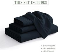 Juego de Funda Nórdica Bordada Personalizable de Microfibra Orgánica de 300 Hilos, 4 Piezas, con Estilo Moderno para Uso Doméstico (Kit de Boda)