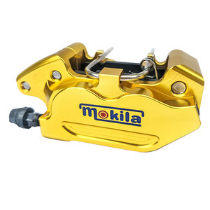 Étrier de frein de moto Mokila, espacement de 64 mm, quatre pistons fixes, en alliage d'aluminium, pour l'avant - Product Image 3