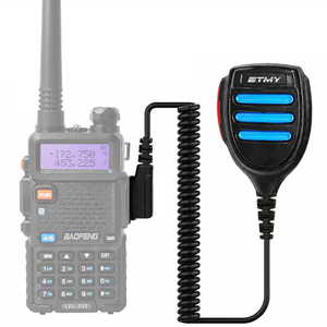 Baofeng UV-5R UV-82 UV-9R PLUS TK2000 TK3000 Walkie Talkie Remote <b>Speaker</b> Mic 2 Pin PTT Wire HT <b>Microphone</b> - Product Image 1