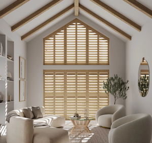 مصراع خشبي بشكل خاص مخصص ومصاريع نوافذ خشب الزيزفون الداخلية الأوروبي المملكة المتحدة أستراليا - Product Image 2