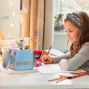 Accessoires Toniebox, panier de rangement pliable en tissu avec poignée pour figurines Tonie, bleu, 2 ans et plus, écologique - Product Image 6