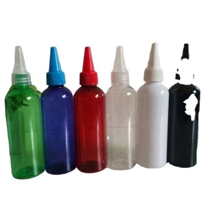 100ml <b>200ml</b> Transparent Sharp-mouth <b>Bottle</b> Plastic Squeezable Needle <b>Bottles</b> Refillable Color Paste Dye <b>Bottle</b> - Product Image 1