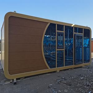 Cabaña Prefabricada Integrada de Lujo, Modelo <span class=keywords><strong>Apple</strong></span>, de 5.8 Metros, Totalmente Equipada, para Hotel, Oficina y Sala de Actividades, Personalizable - Product Image 3