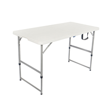 Table pliante en plastique légère de 6 pieds pour événements et fêtes, idéale pour les pique-niques en extérieur, facile à transporter, vente en gros sur mesure